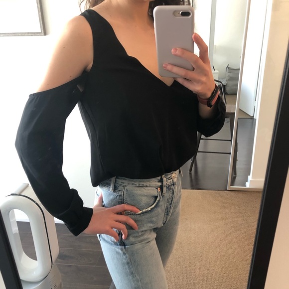 Tobi Cold Shoulder Blouse - Size Small - Picture 2 of 3